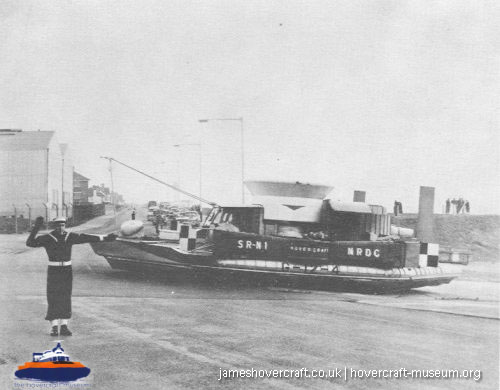SRN1 fitted with a new bow to trial the SRN2 -  (credit: The <a href='http://www.hovercraft-museum.org/' target='_blank'>Hovercraft Museum Trust</a>).